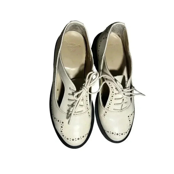 DR.MARTENS cream Kensington brogues “ruby” size 5 - Picture 5 of 12